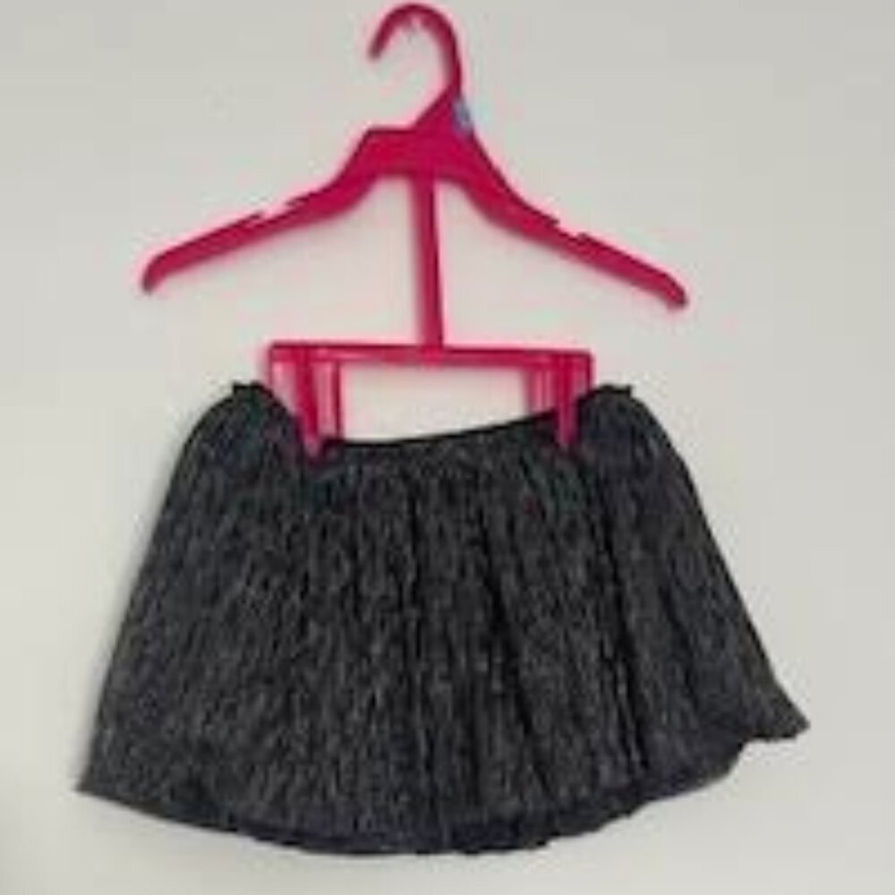 Cat & Jack Girls Tutu Skirt – Black & Silver – NWT – Size 18M